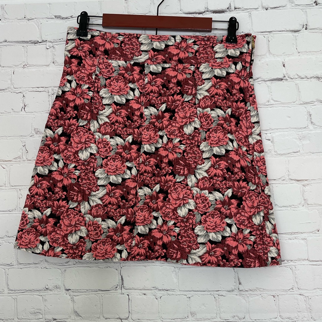 Sandro Daniela Rose Floral Mini Skirt Size 3